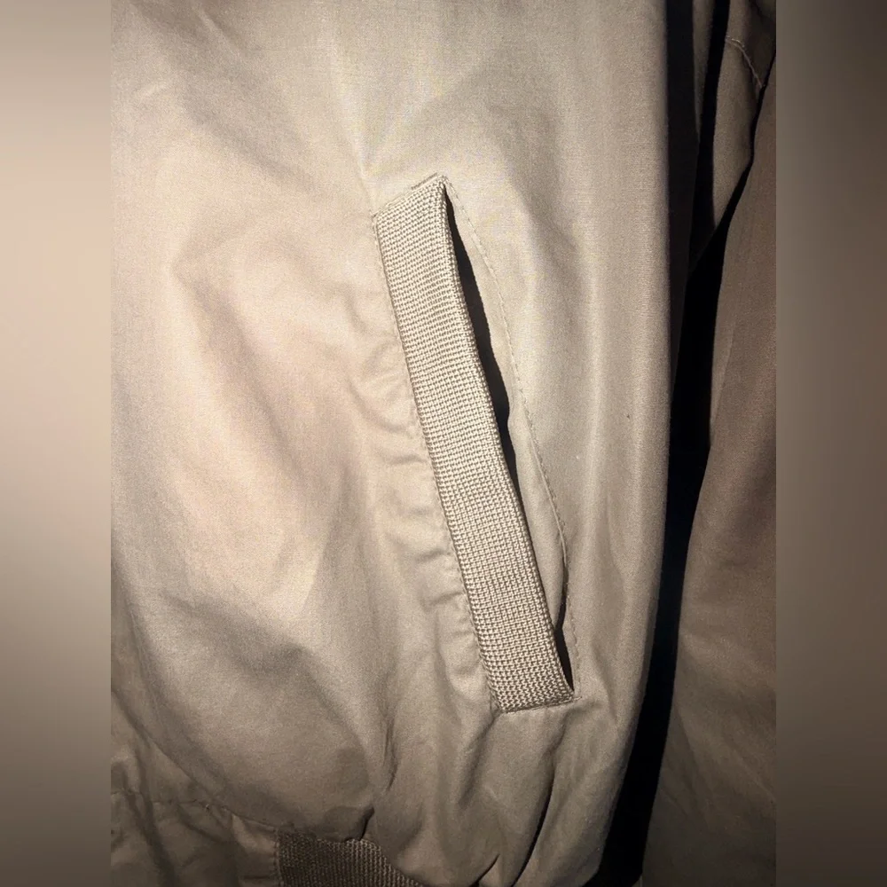 Members Only Tan Windbreaker Jacket
